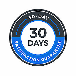 Backed by our 30-Day Satisfaction Guarantee